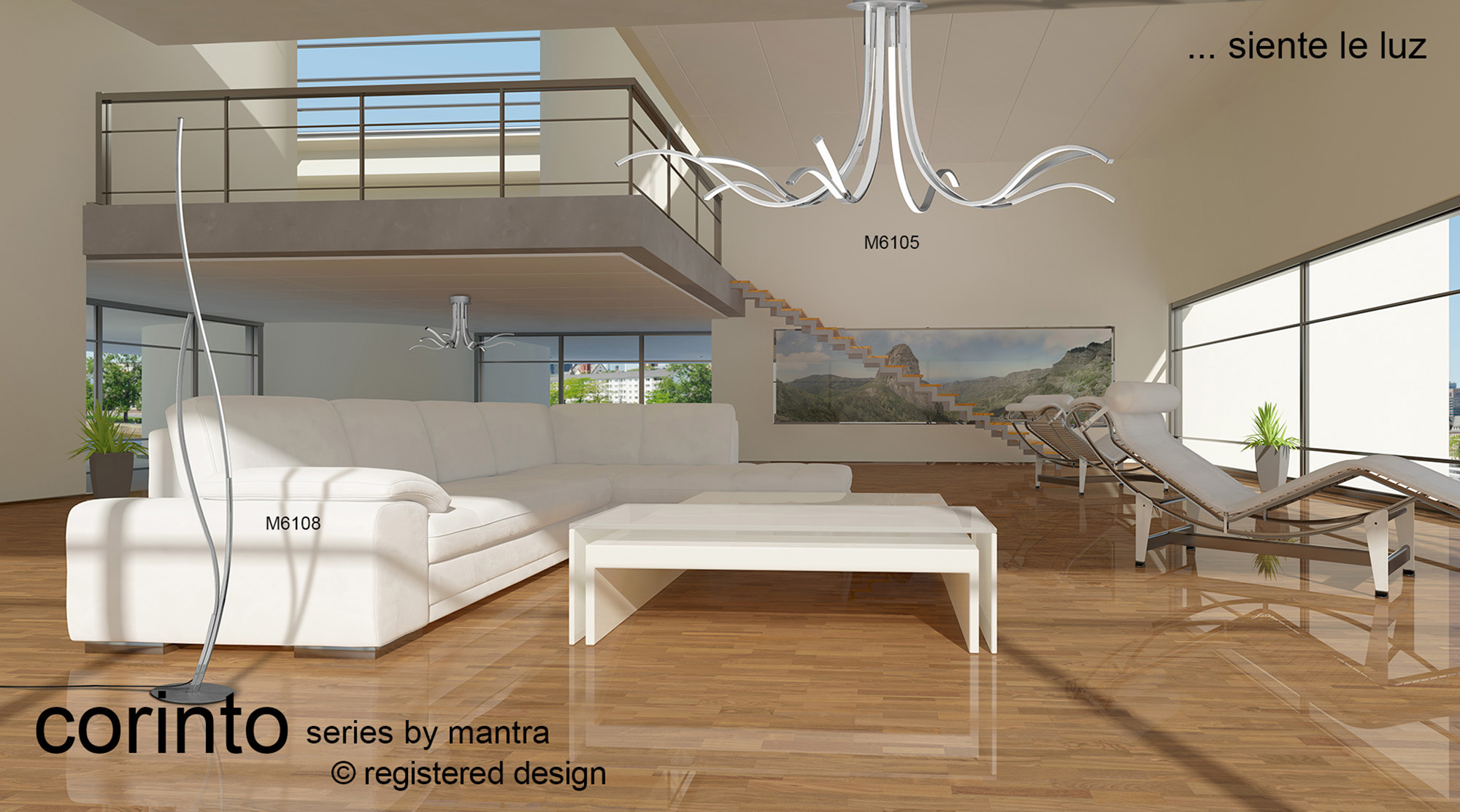 Corinto Floor Lamps Mantra Designer Floor Lamps 